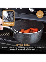 Tower Graphite Cerastone Pro 22cm Saucepan with Glass Lid - Image 7 of 11