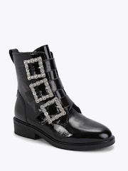 KG Kurt Geiger Black Tisha Ankle Boots - Image 2 of 4