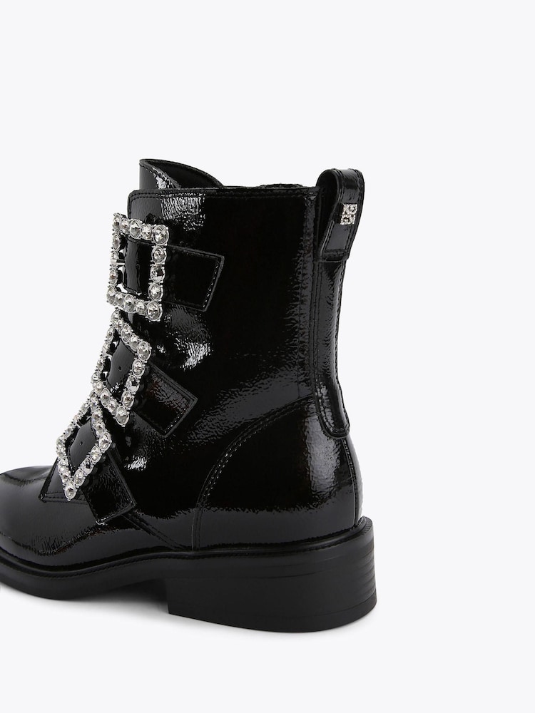 KG Kurt Geiger Black Tisha Ankle Boots - Image 4 of 4