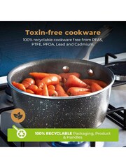 Tower Graphite Cerastone Pro 20cm Saucepan with Glass Lid - Image 6 of 11