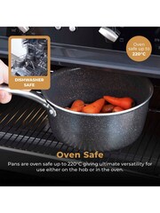 Tower Graphite Cerastone Pro 20cm Saucepan with Glass Lid - Image 7 of 11