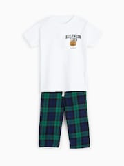 Personalised Toddlers Sl Pumpkin Halloween Pyjamas By Stitchstyle - Image 1 of 6