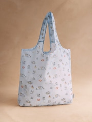 Cath Kidston Blue Stanley Print Foldaway Shopper Bag - Image 1 of 3