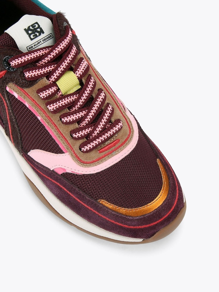 KG Kurt Geiger Pink Luxe Trainers - Image 4 of 4 KG Kurt Geiger Pink Luxe Trainers - Image 4 of 4