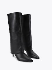 KG Kurt Geiger Black High Leg Gem Boots - Image 2 of 4