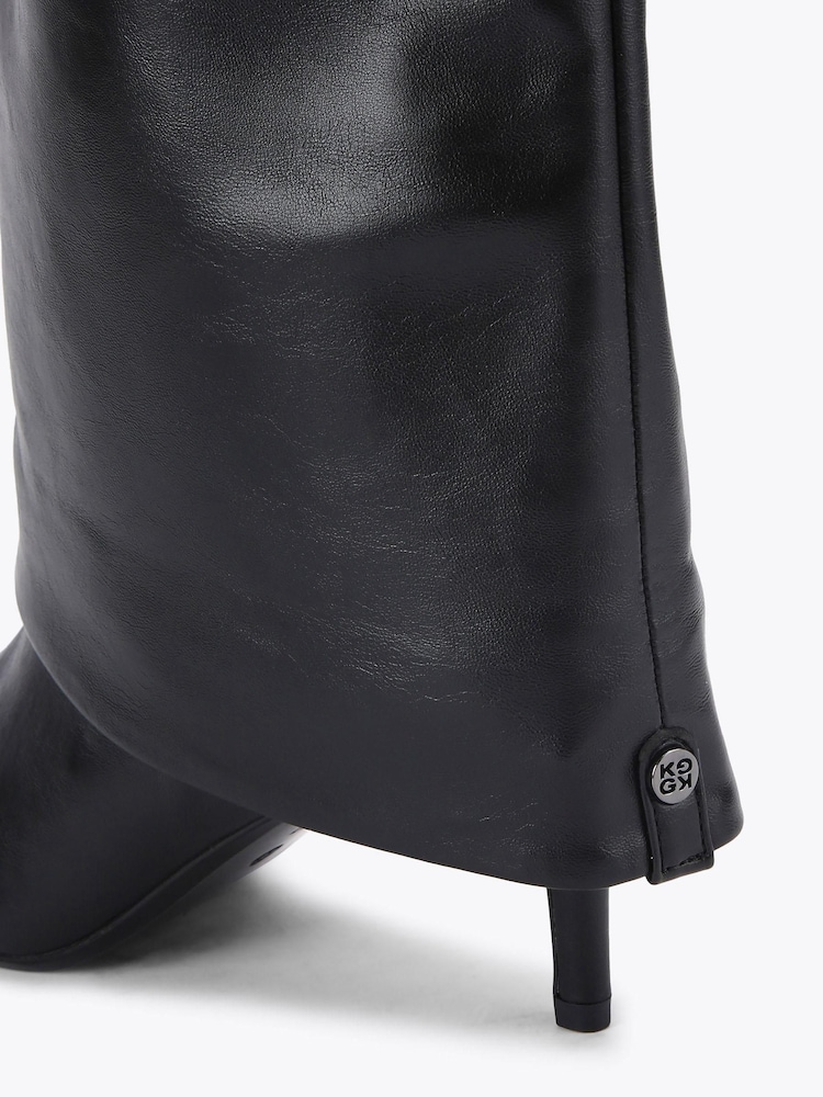 KG Kurt Geiger Black High Leg Gem Boots - Image 4 of 4