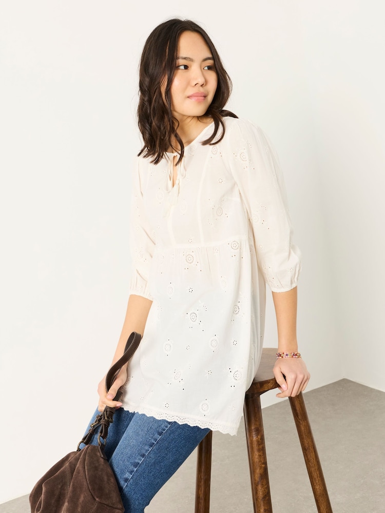 FatFace Rue White Tunic - Image 1 of 6