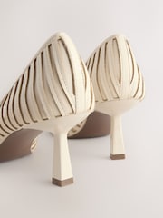 Bone Forever Comfort® Striped Cutout Court Heels - Image 10 of 10
