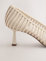 Bone Forever Comfort® Striped Cutout Court Heels - Image 8 of 10