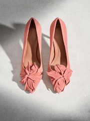 Pale Pink N.Premium Corsage Court Heels - Image 7 of 10