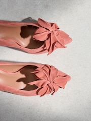 Pale Pink N.Premium Corsage Court Heels - Image 9 of 10