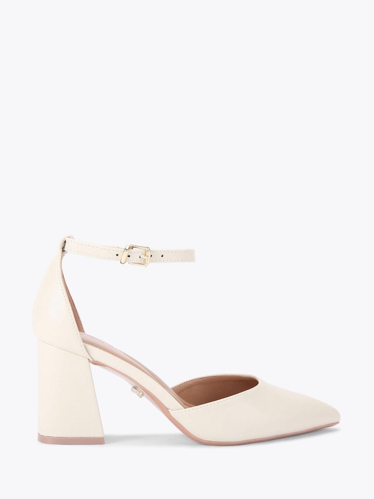 Carvela Cream Refined Court Wide Fit Shoes - Image 2 of 5