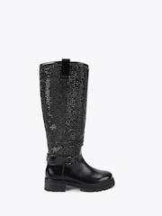 Kurt Geiger London Kurt Knee Black Boots - Image 1 of 4