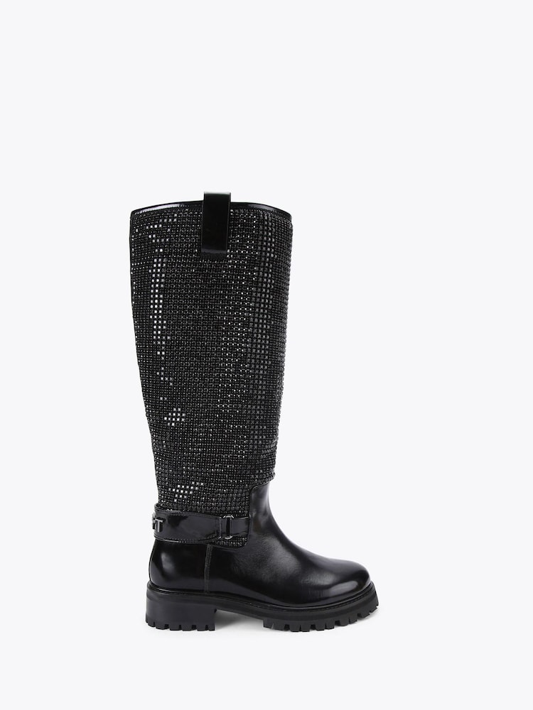 Kurt Geiger London Kurt Knee Black Boots - Image 1 of 4