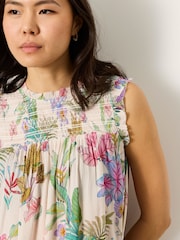FatFace Elle Ivory Tropical Blouse - Image 5 of 6
