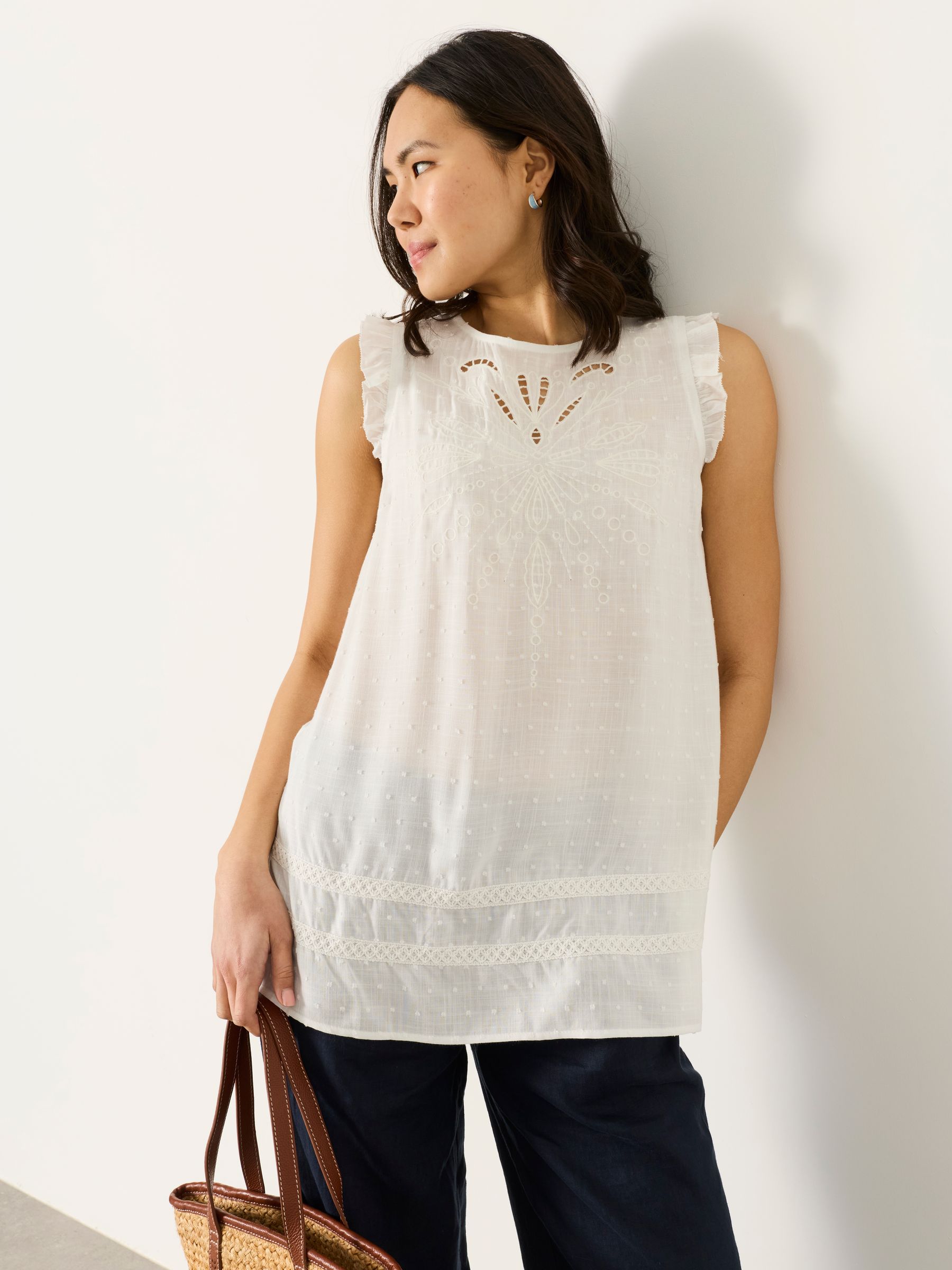 Fat Face - Women - Tunic - White