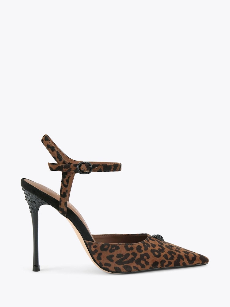 Kurt Geiger London Eagle Point Ankle Strap Brown Shoes - Image 2 of 4 Kurt Geiger London Eagle Point Ankle Strap Brown Shoes - Image 2 of 4