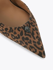 Kurt Geiger London Eagle Point Ankle Strap Brown Shoes - Image 4 of 4