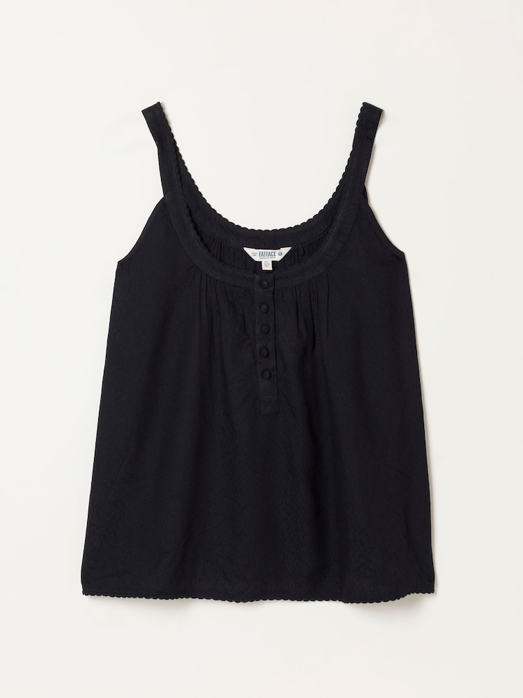 FatFace Layla Black Cami - Image 6 of 6 FatFace Layla Black Cami - Image 6 of 6