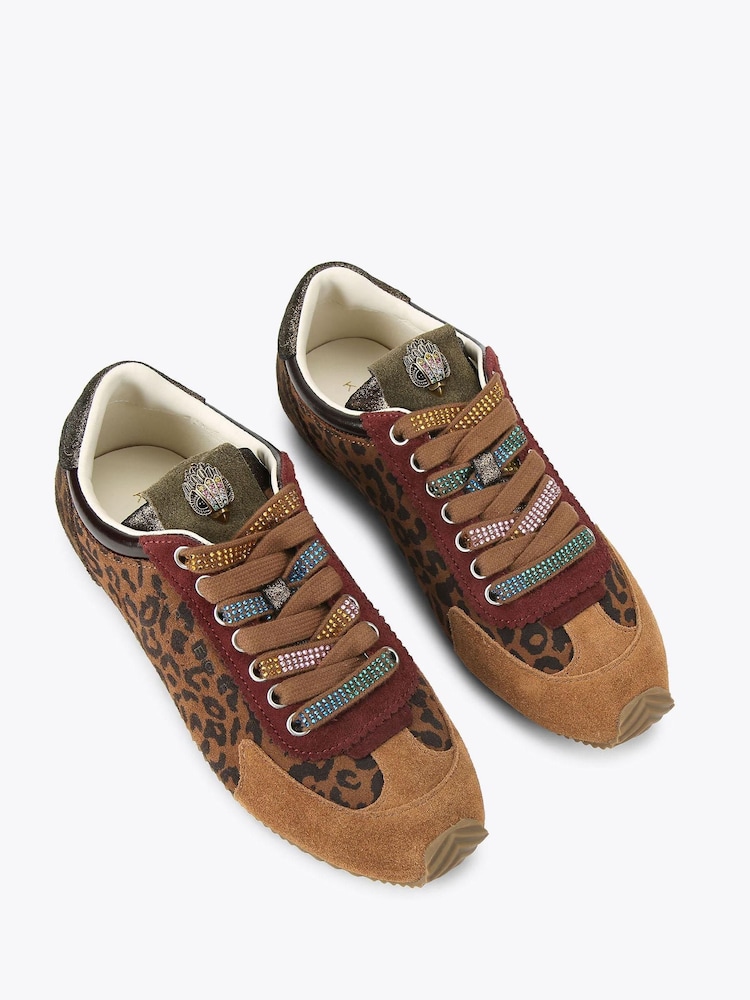 Kurt Geiger London Islington Brown Trainers - Image 2 of 4