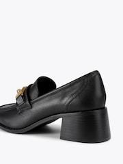 Kurt Geiger London Kingsley Heel Black Loafer Shoes - Image 3 of 4