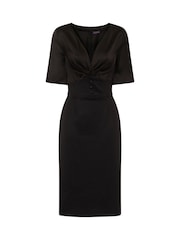 Hot Squash Short Sleeve Cocktail Black Dress - Bild 4 von 4