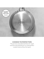 Sur La Table Stainless Steel TriPly 30cm Frying Pan - Image 5 of 9