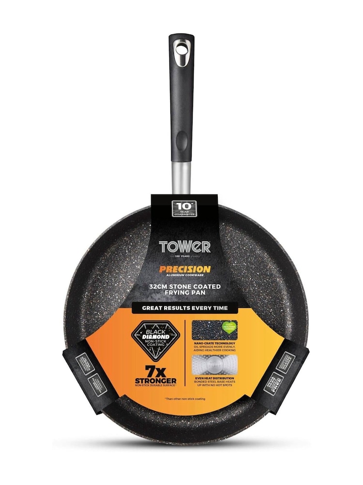 Tower Black Stone Coated Frying Pan 32cm - Image 10 of 10