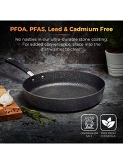 Tower Black Stone Coated Frying Pan 32cm - Image 5 of 10