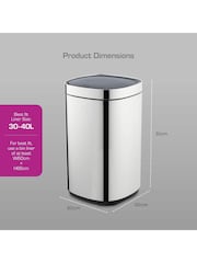 Swan Stainless Steel 30L Touch Bin - Image 6 of 9