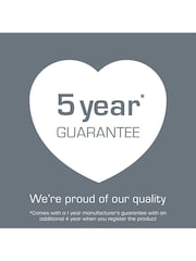 Swan Red Townhouse 3 Piece Saucepan Set - Image 7 of 9