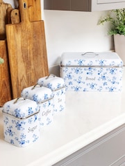 Laura Ashley 3 Piece China Rose Canister Set - Image 3 of 11