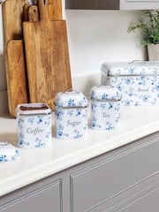 Laura Ashley 3 Piece China Rose Canister Set - Image 4 of 11