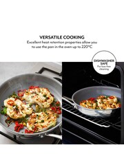 Sur La Table Stainless Steel TriPly 28cm Frying Pan - Image 4 of 8