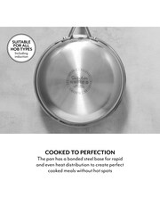 Sur La Table Stainless Steel TriPly 28cm Frying Pan - Image 5 of 8