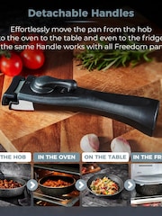 Tower Black 13 Piece Freedom Precision Frying Pan and Saucepan Set - Image 4 of 10