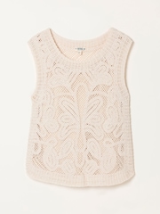 FatFace Natural Palm Pattern Tank - Image 6 of 7