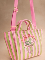 Cath Kidston Pink Stripe Mini Tote Bag - Image 4 of 4