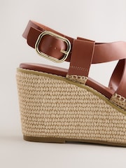 Tan Brown Forever Comfort®? Raffia Wedges - Image 8 of 9