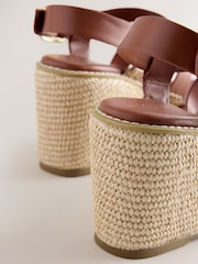 Tan Brown Forever Comfort®? Raffia Wedges - Image 9 of 9