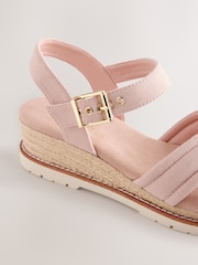 Pink Forever Comfort® Cross Over Wedges - Image 6 of 8
