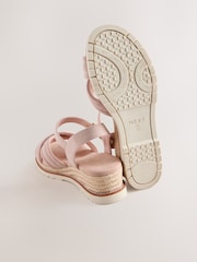 Pink Forever Comfort® Cross Over Wedges - Image 8 of 8