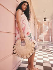 Cath Kidston шырмауық Straw Effect жағажай сөмкесі - 1суретінің 1 суреті
