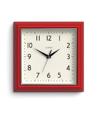Jones Clocks Red Mustard Wall Clock 25cm - Image 3 of 4