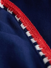 أزرق داكن أزرق - Crochet Trim Shorts (3-16yrs) - Image 3 of 4