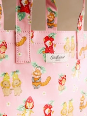 Cath Kidston Pink Cat Print Small Book Bag - Image 2 of 3