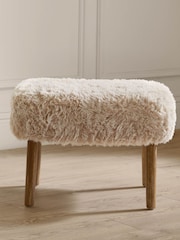 Voyage Maison Natural Struan Oak Wood Footstool - Image 1 of 7
