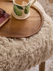 Voyage Maison Natural Struan Oak Wood Footstool - Image 3 of 7