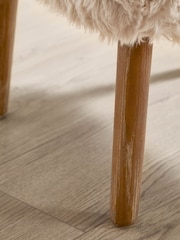 Voyage Maison Natural Struan Oak Wood Footstool - Image 6 of 7