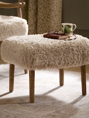 Voyage Maison Natural Struan Oak Wood Footstool - Image 7 of 7